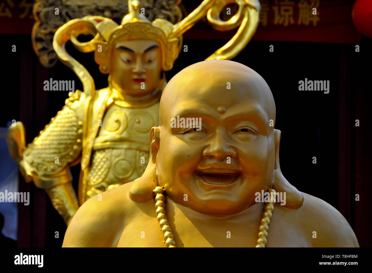 Il tempio Cinese Buddha Foto Stock