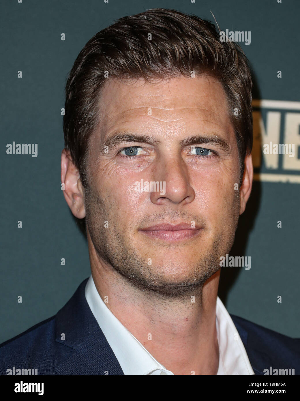 WEST HOLLYWOOD, Los Angeles, California, Stati Uniti d'America - 10 Maggio: Ryan McPartlin arriva a Los Angeles prima di spettro originali dell 'L.A.'s Finest" tenutosi al Sunset Tower Hotel il 10 maggio 2019 in West Hollywood, Los Angeles, California, Stati Uniti. (Foto di Xavier COLLIN/Image Press Agency) Foto Stock