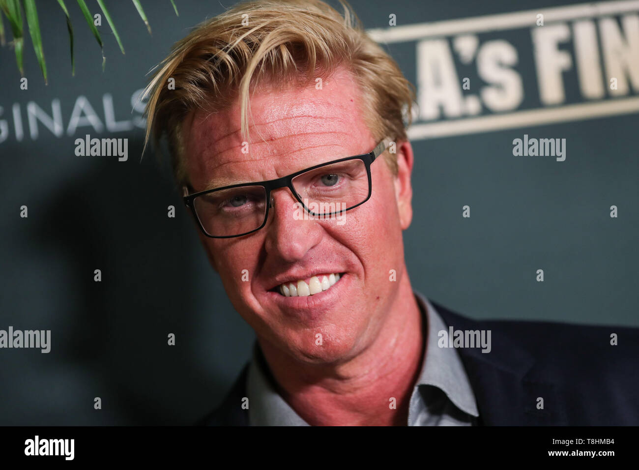 WEST HOLLYWOOD, Los Angeles, California, Stati Uniti d'America - 10 Maggio: Jake Busey arriva a Los Angeles prima di spettro originali dell 'L.A.'s Finest" tenutosi al Sunset Tower Hotel il 10 maggio 2019 in West Hollywood, Los Angeles, California, Stati Uniti. (Foto di Xavier COLLIN/Image Press Agency) Foto Stock
