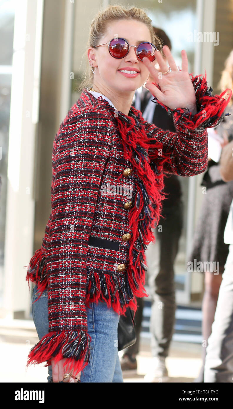 Cannes, Francia - 13 Maggio, 2019: actrice americano ambra sentita assiste la giuria ufficiale la cena della 72a Cannes Film Festival presso l'Hotel Martinez (credito: Mickael Chavet/Progetto Alba/Alamy Live News) Foto Stock