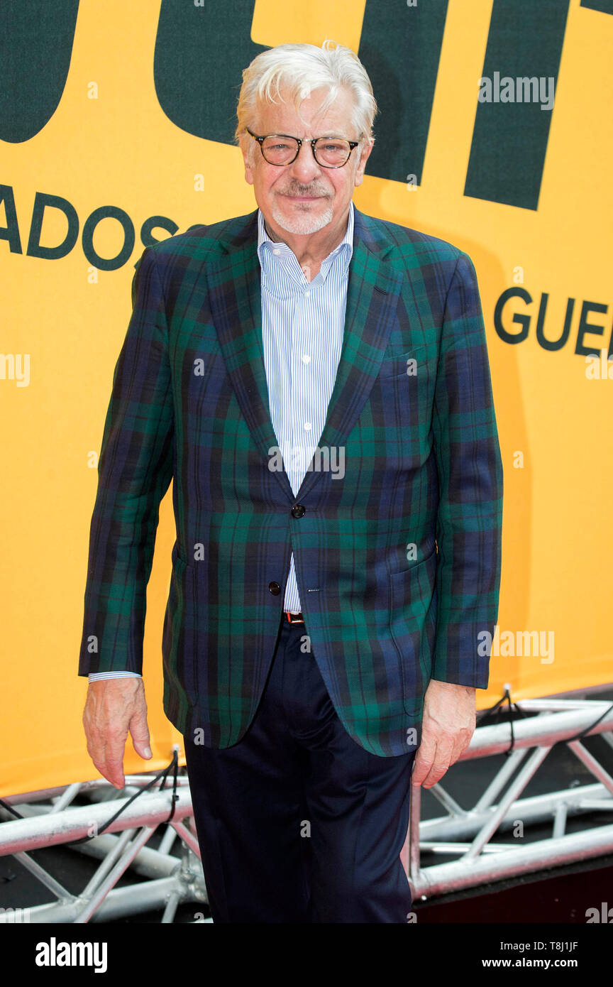 Giancarlo Giannini durante il photocall della serie TV 'Catch 22 / Catch-22' presso lo Spazio Cinema Moderno il 13 maggio 2019 in Roma, Italia. Foto Stock