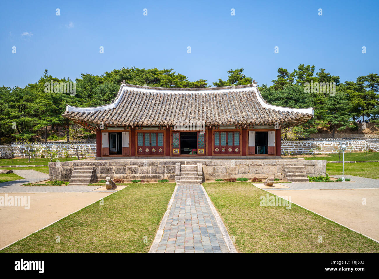 Museo Koryo, Sungkyunkwan in Kaesong, Corea del Nord Foto Stock