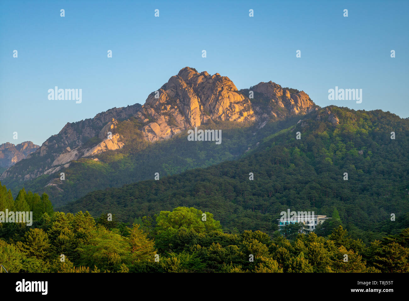 Mount kumgang regione turistica in Corea del Nord Foto Stock