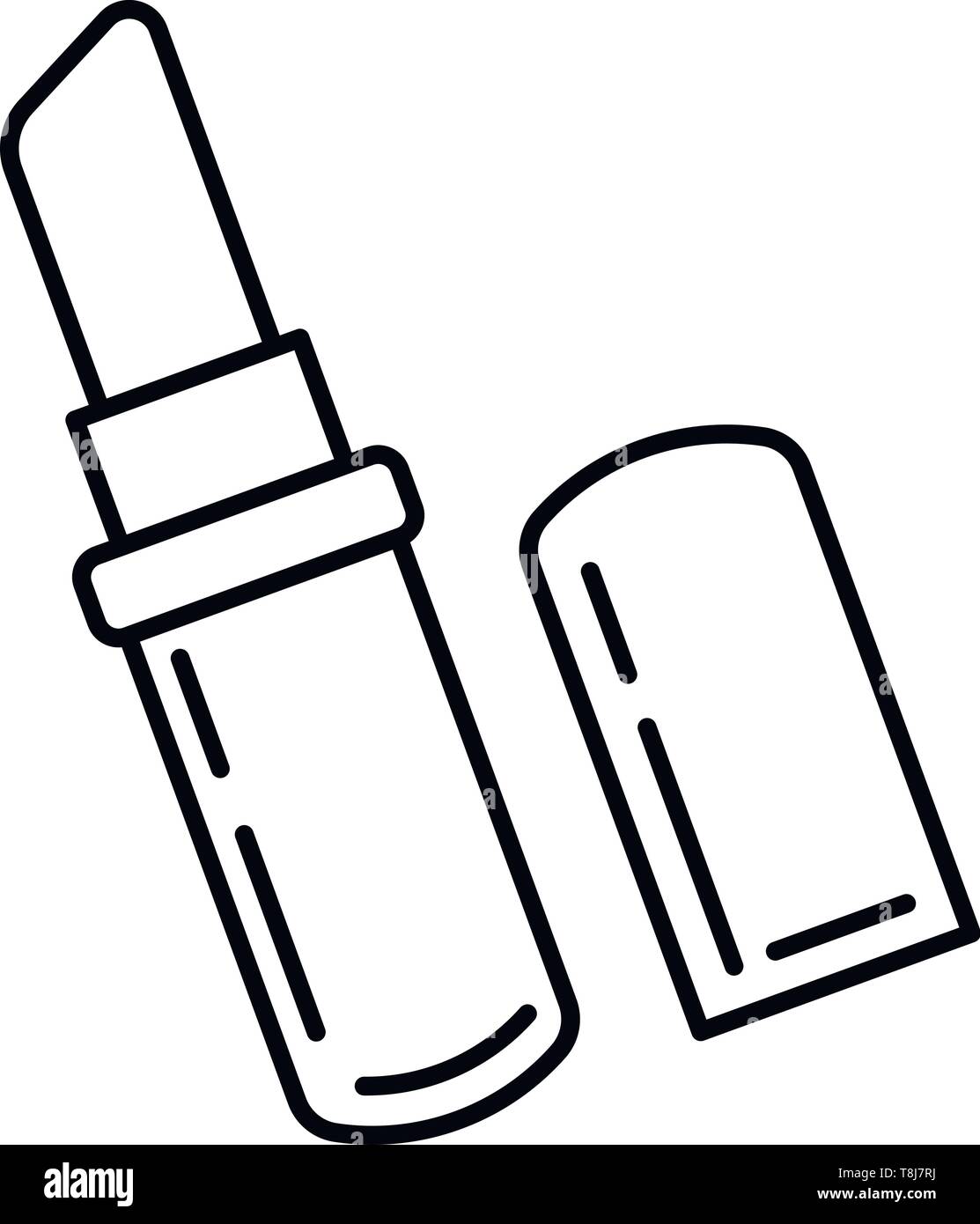 Icona di rossetto vettore Illustrazione Vettoriale