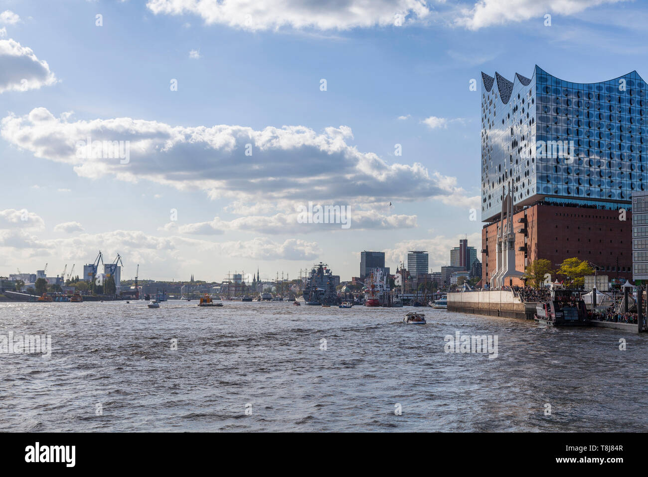 Elbphilharmonie di Amburgo, Germania , Europa Foto Stock