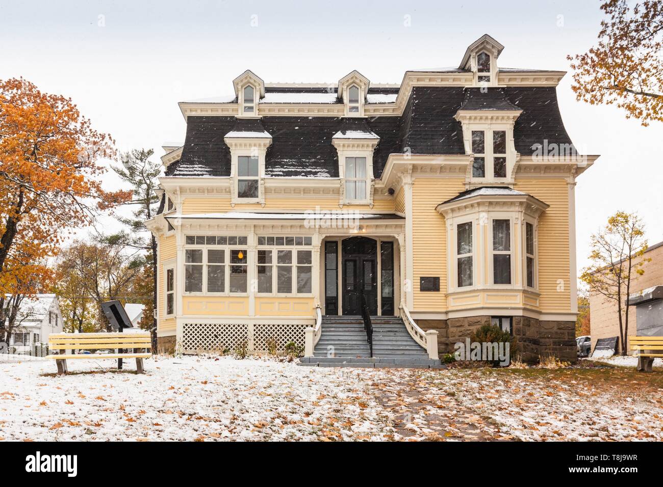 Canada, New Brunswick, Miramichi, Beaverbrook House, boyhood casa di Lord Beaverbrook, stampa britannica barone e politico Foto Stock