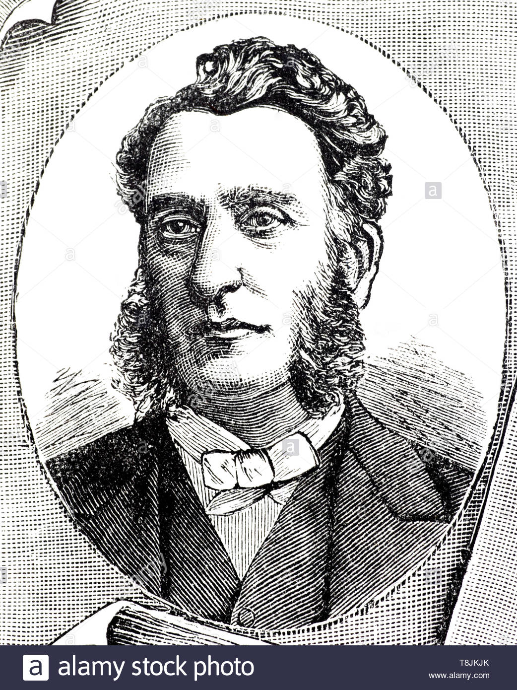 James Giovanni Hornby ritratto, preside di Eton College 1868 - 1884, illustrazione dal 1884 Foto Stock