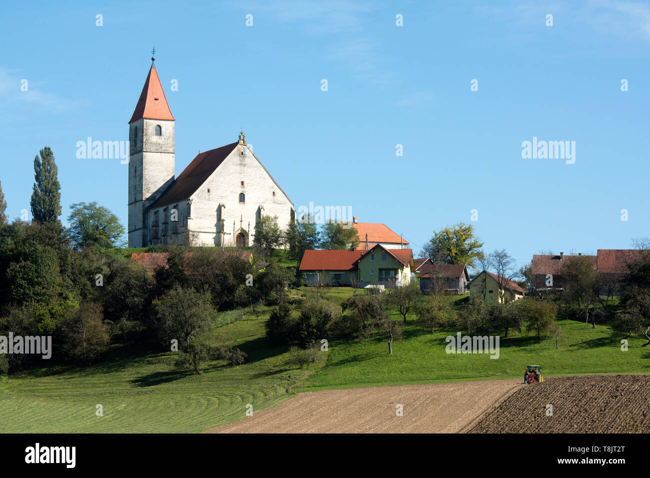 Slowenien, Benedikt, Kirche zu den Heiligen Drei Königen in Sveti Trije Kralji Foto Stock