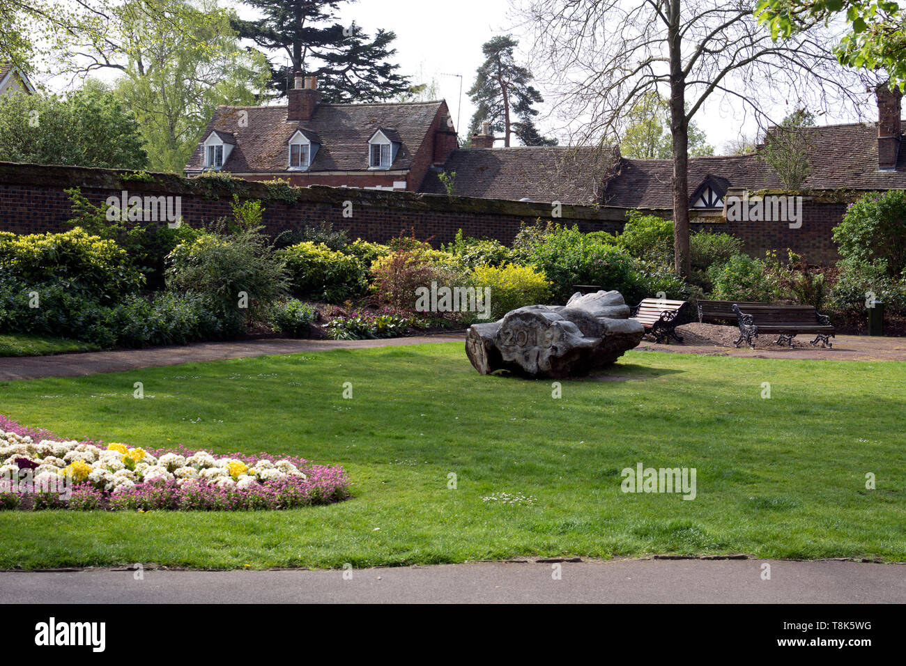 Pageant giardino, Warwick, Warwickshire, Inghilterra, Regno Unito Foto Stock