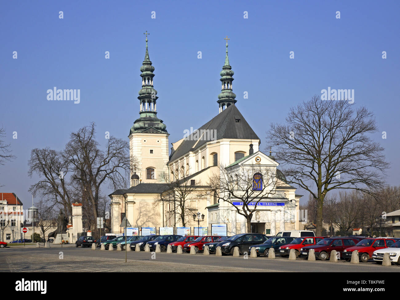 Cattedrale dell Assunzione della Beata Vergine Maria e di San Nicola in Lowicz. Polonia Foto Stock