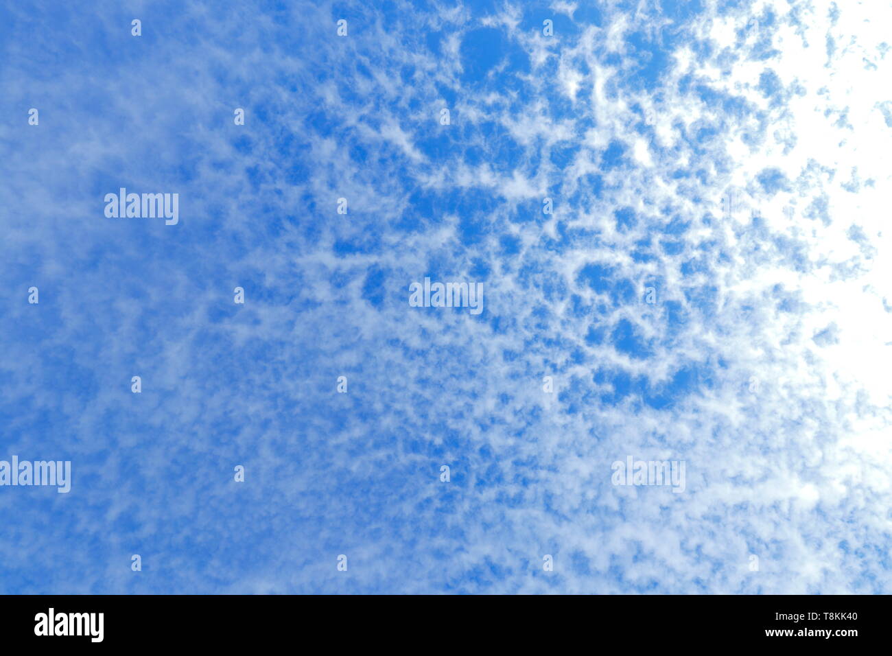 Nuvole ad alta quota sullo Yorkshire Foto Stock