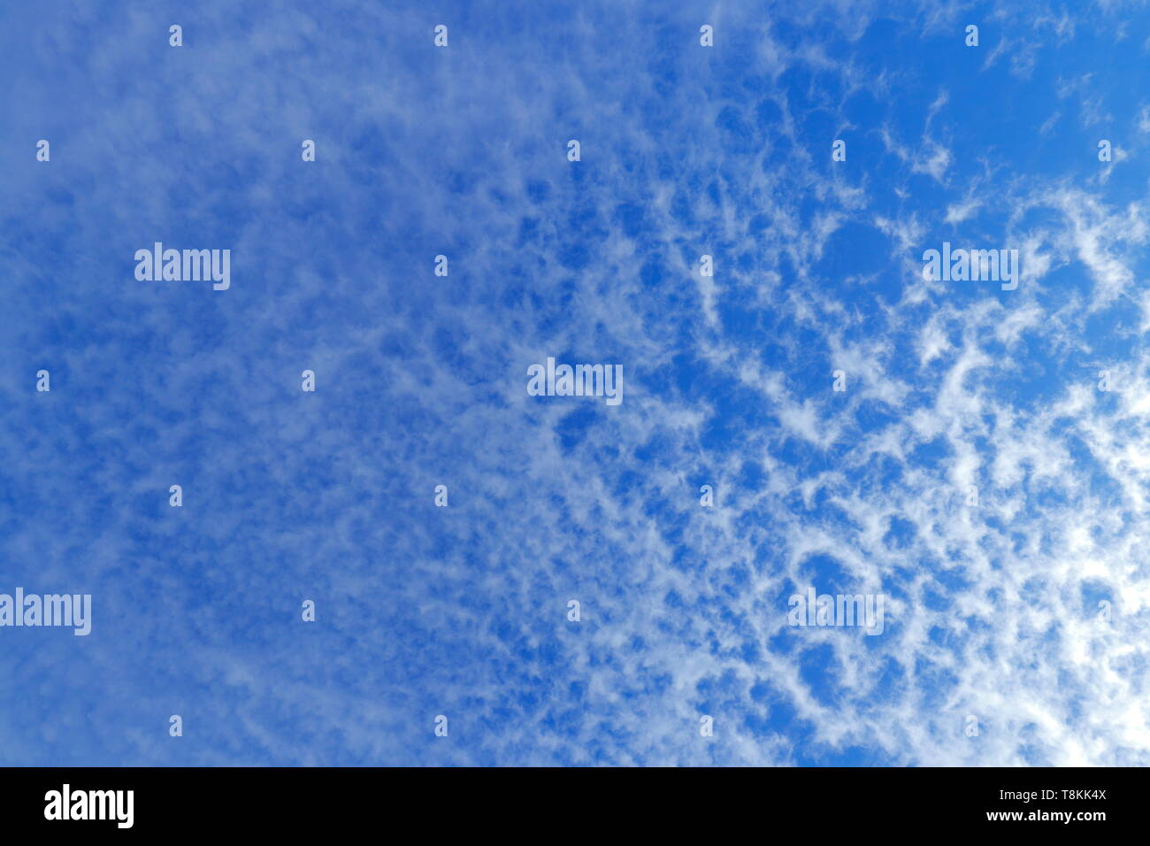 Nuvole ad alta quota sullo Yorkshire Foto Stock