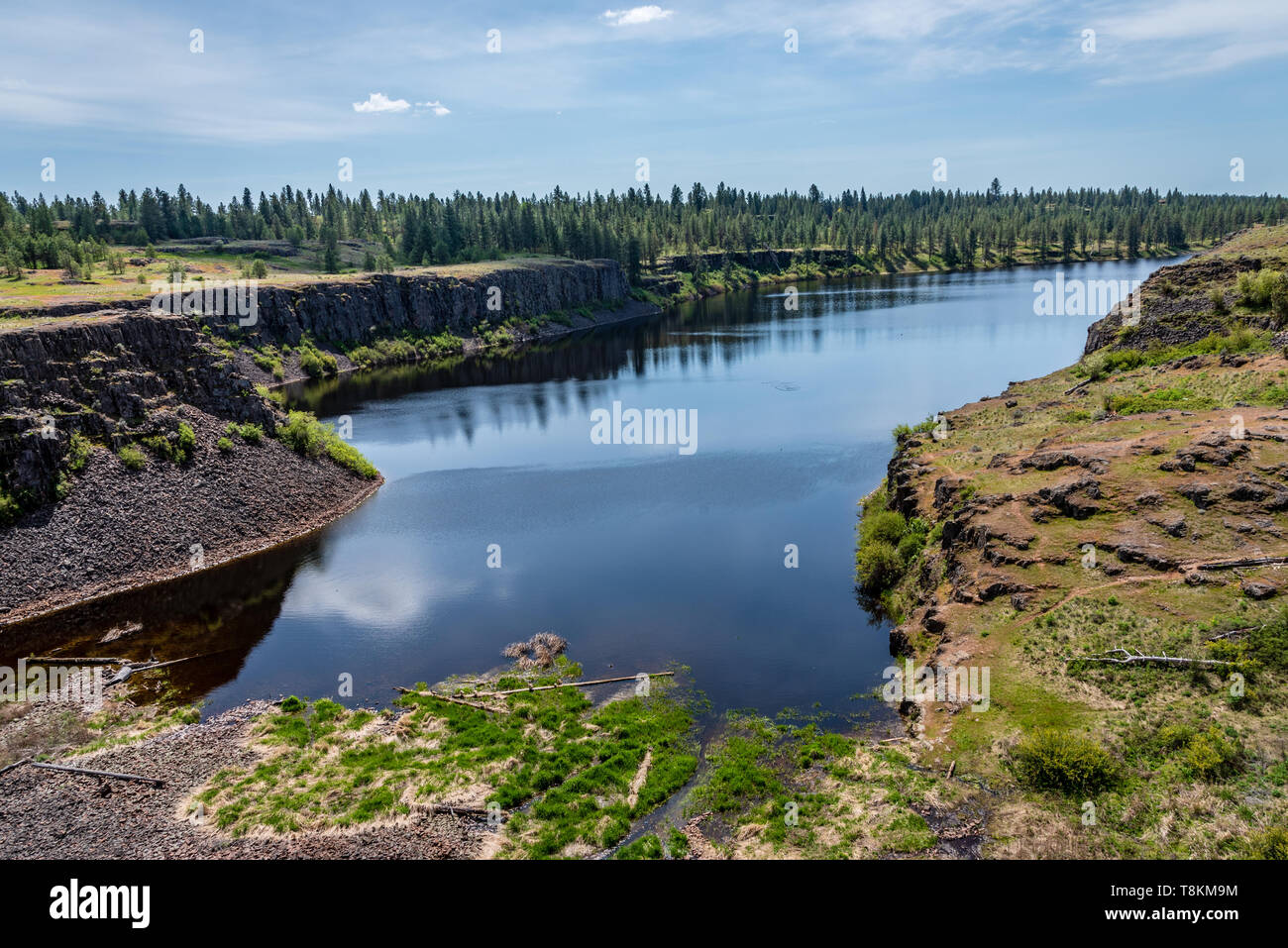 Primavera al lago di porco Foto Stock