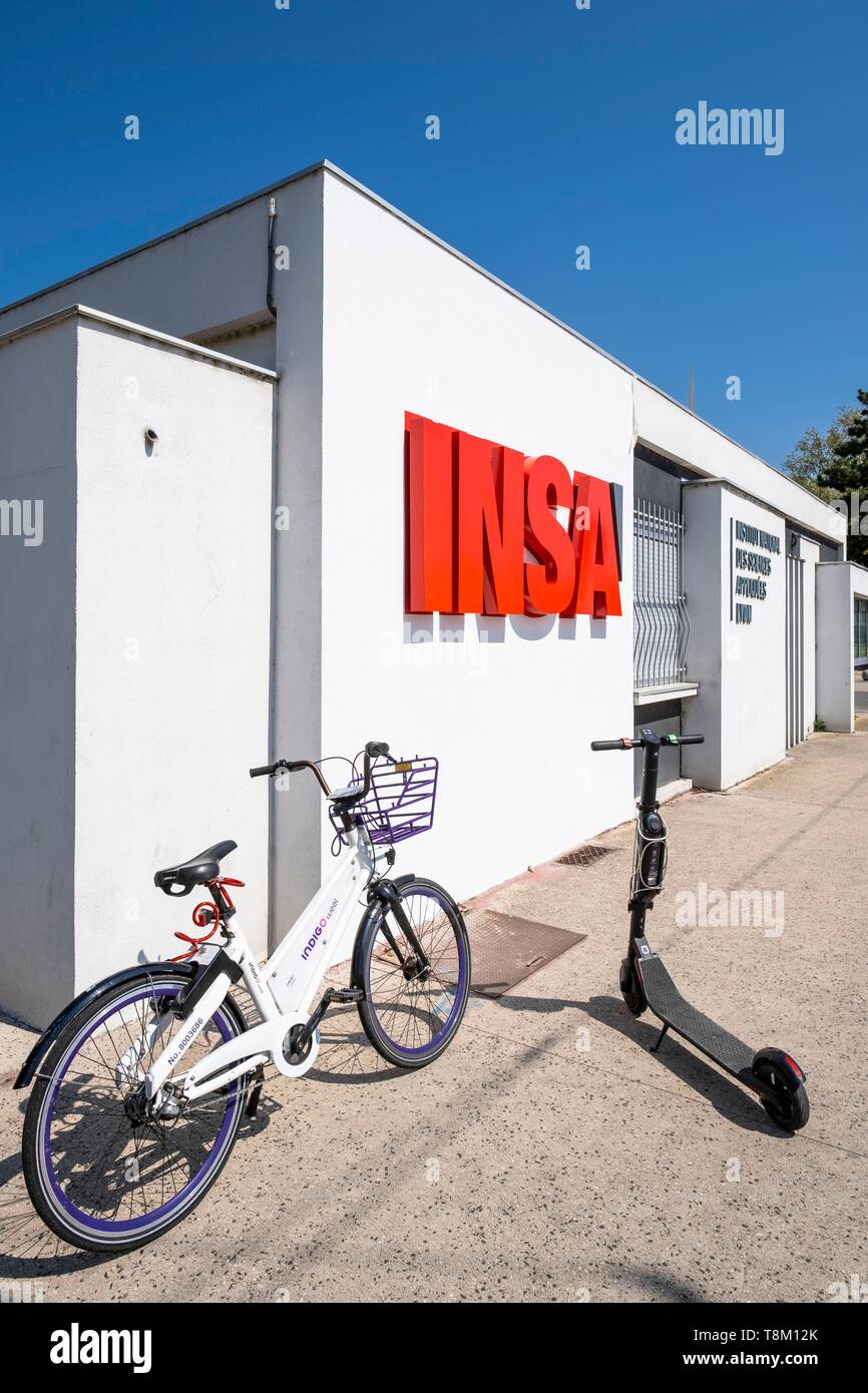 Francia, Rhone, Villeurbanne, La Doua campus Foto Stock