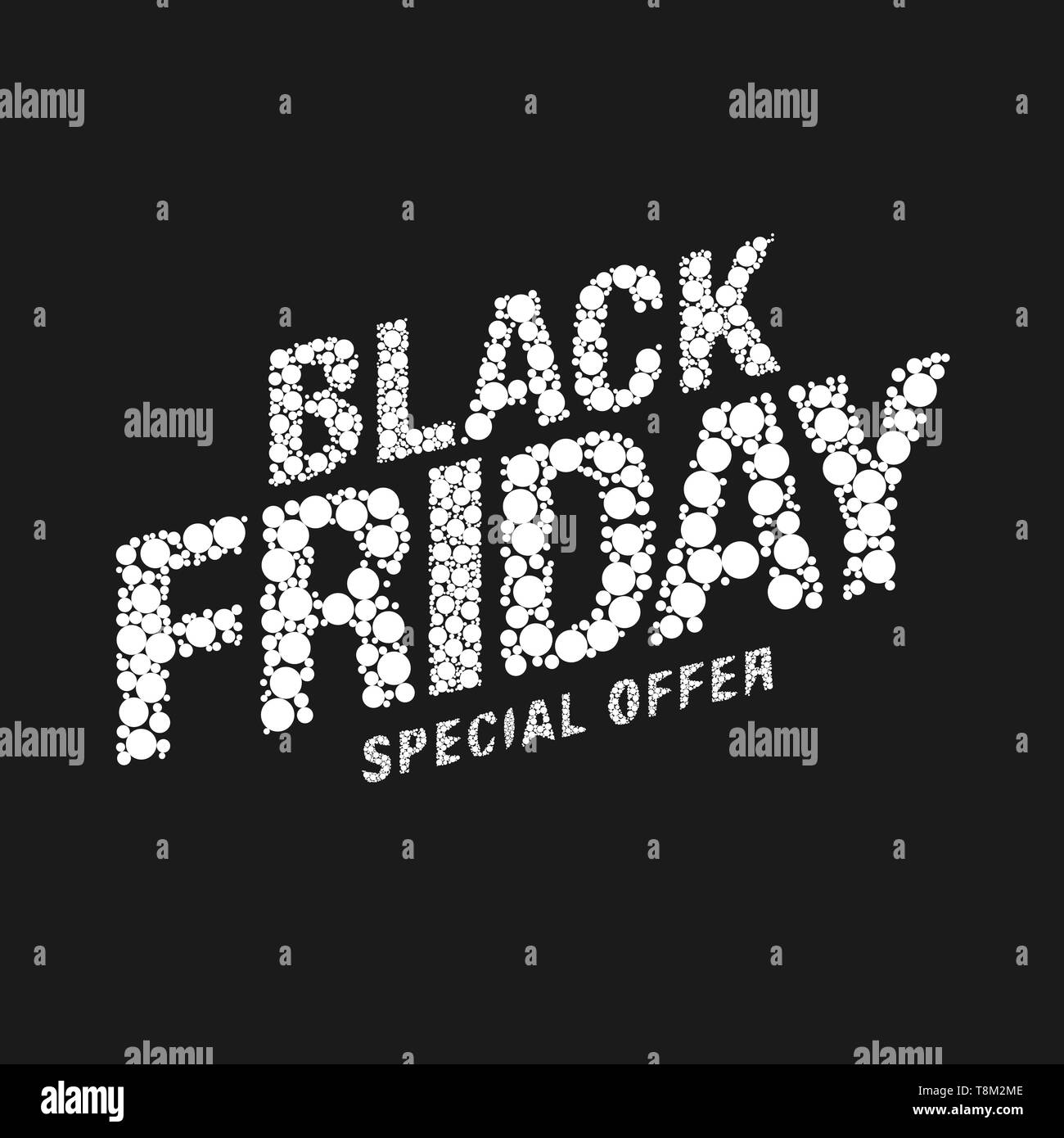 Venerdì nero banner best design template.Vector illustrator Illustrazione Vettoriale