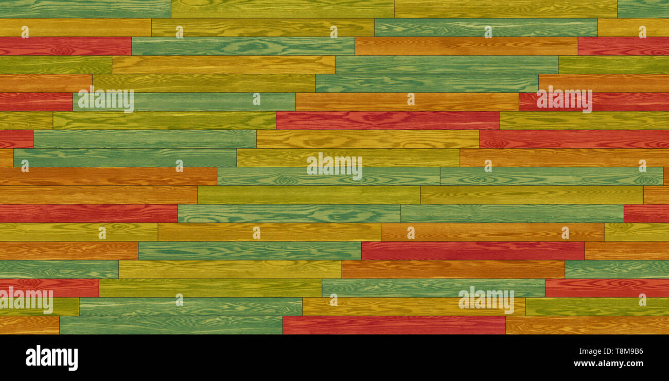 Seamless legno parquet texture colorate lineare Foto Stock
