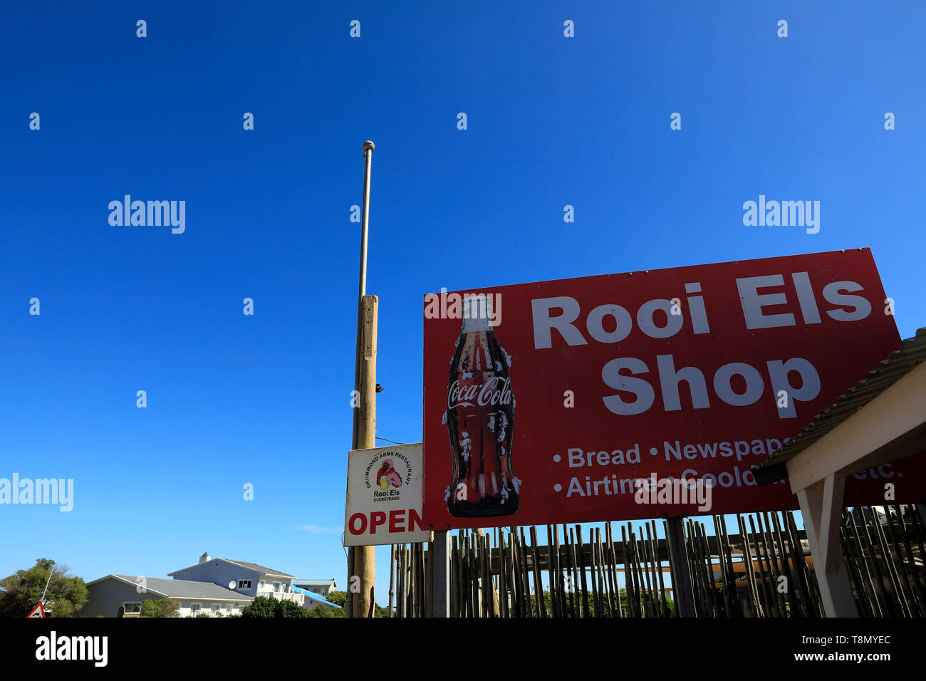 Els Rooi Shop in Rooi-Els, Provincia del Capo Occidentale, Sud Africa. Foto Stock