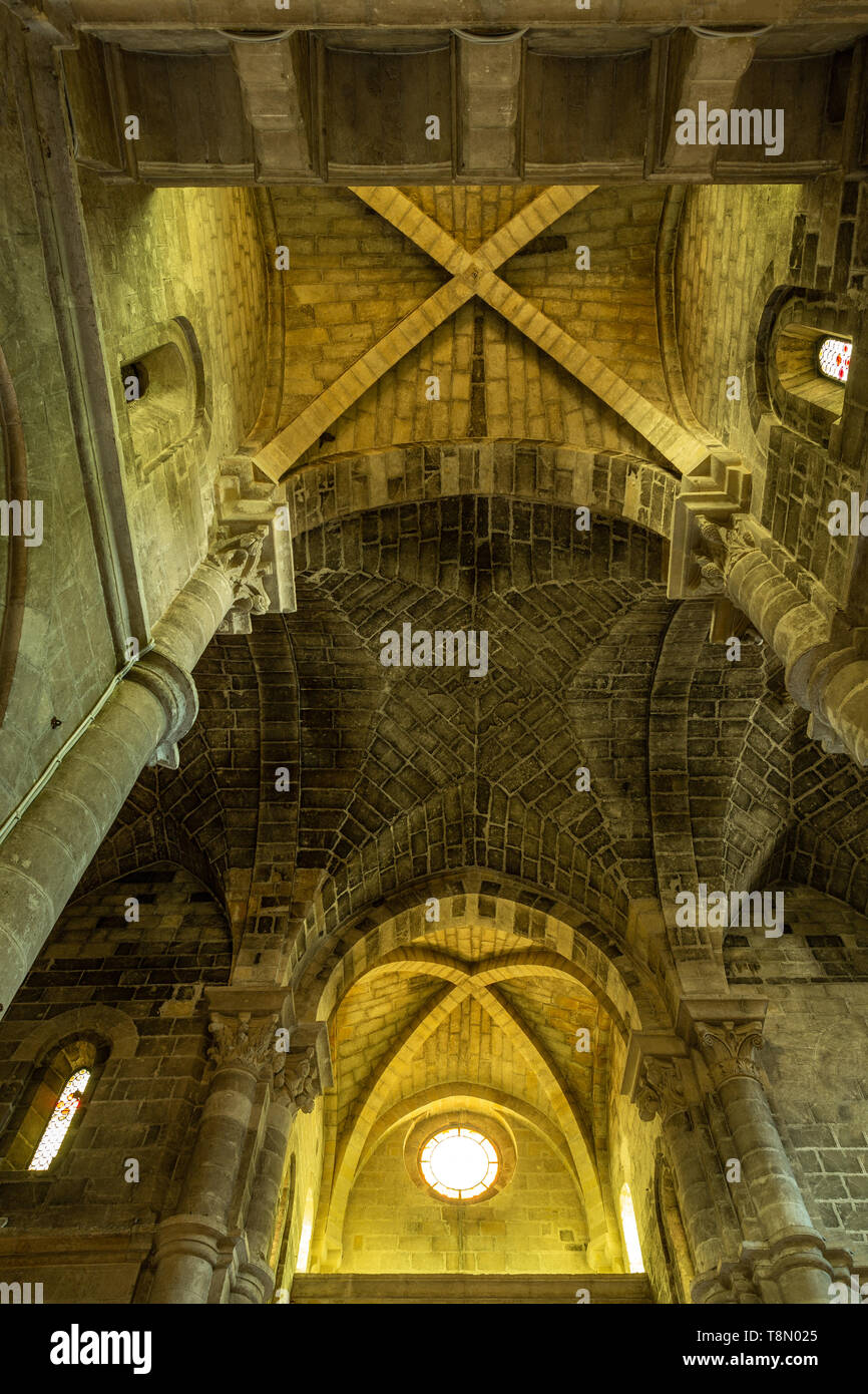 Interno di San Giovanni Battista, Matera Foto Stock