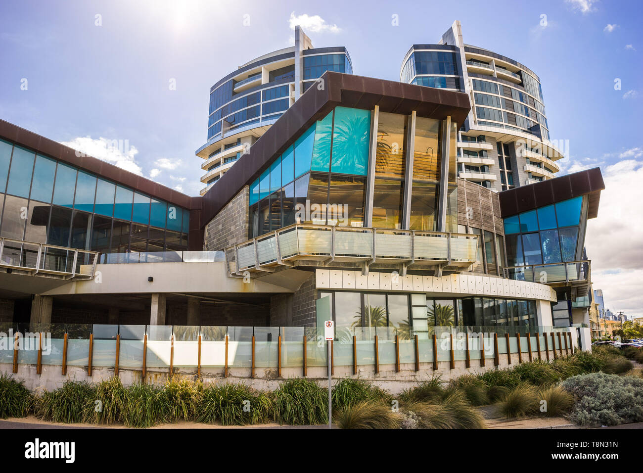 Melbourne, Australia - HMAS edificio di appartamenti in Port Melbourne Foto Stock