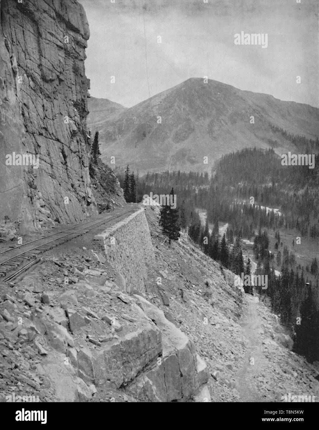 "Valico alpino, Colorado', C1897. Creatore: sconosciuto. Foto Stock