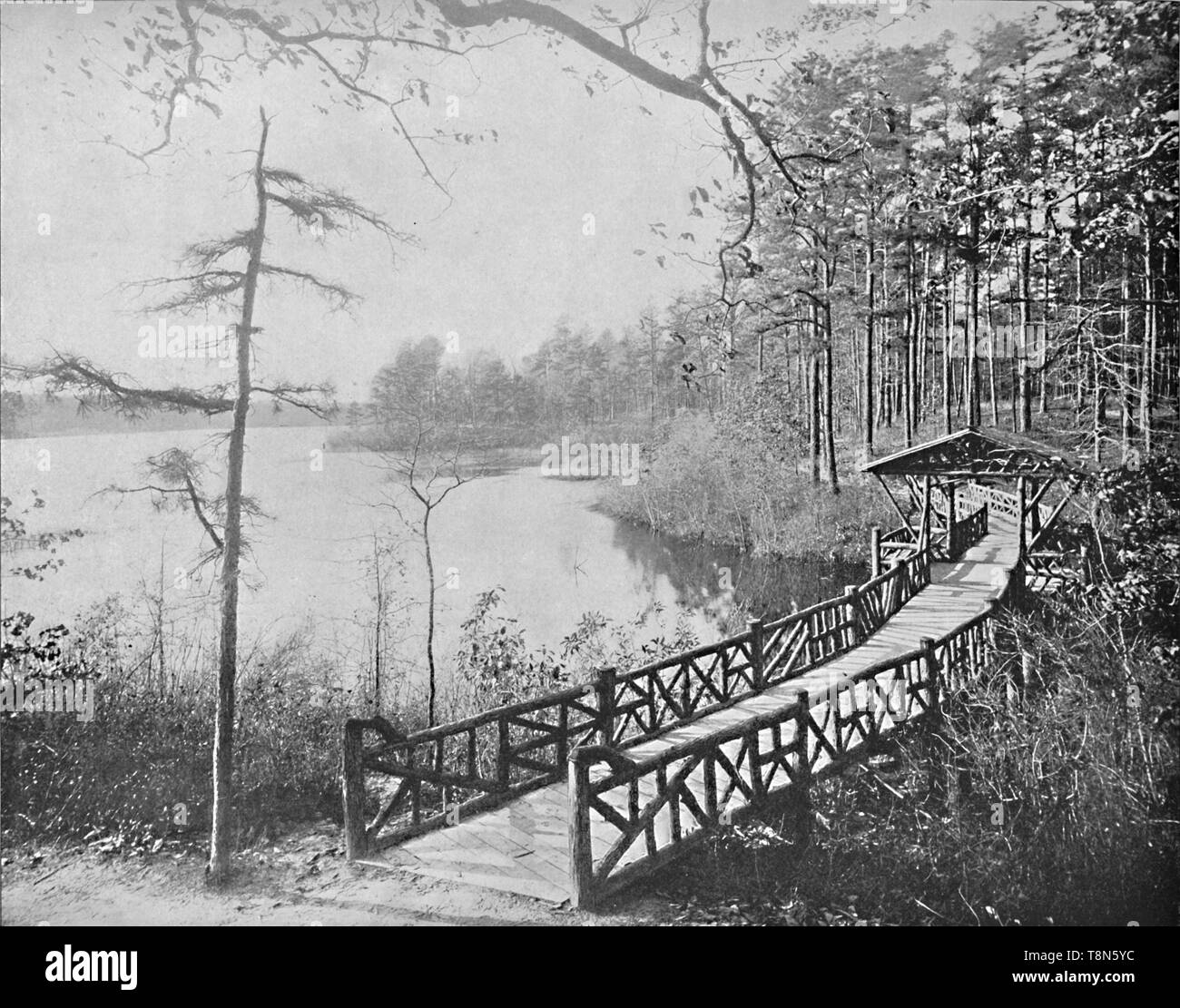 "Kissing Bridge, Lakewood', C1897. Creatore: sconosciuto. Foto Stock