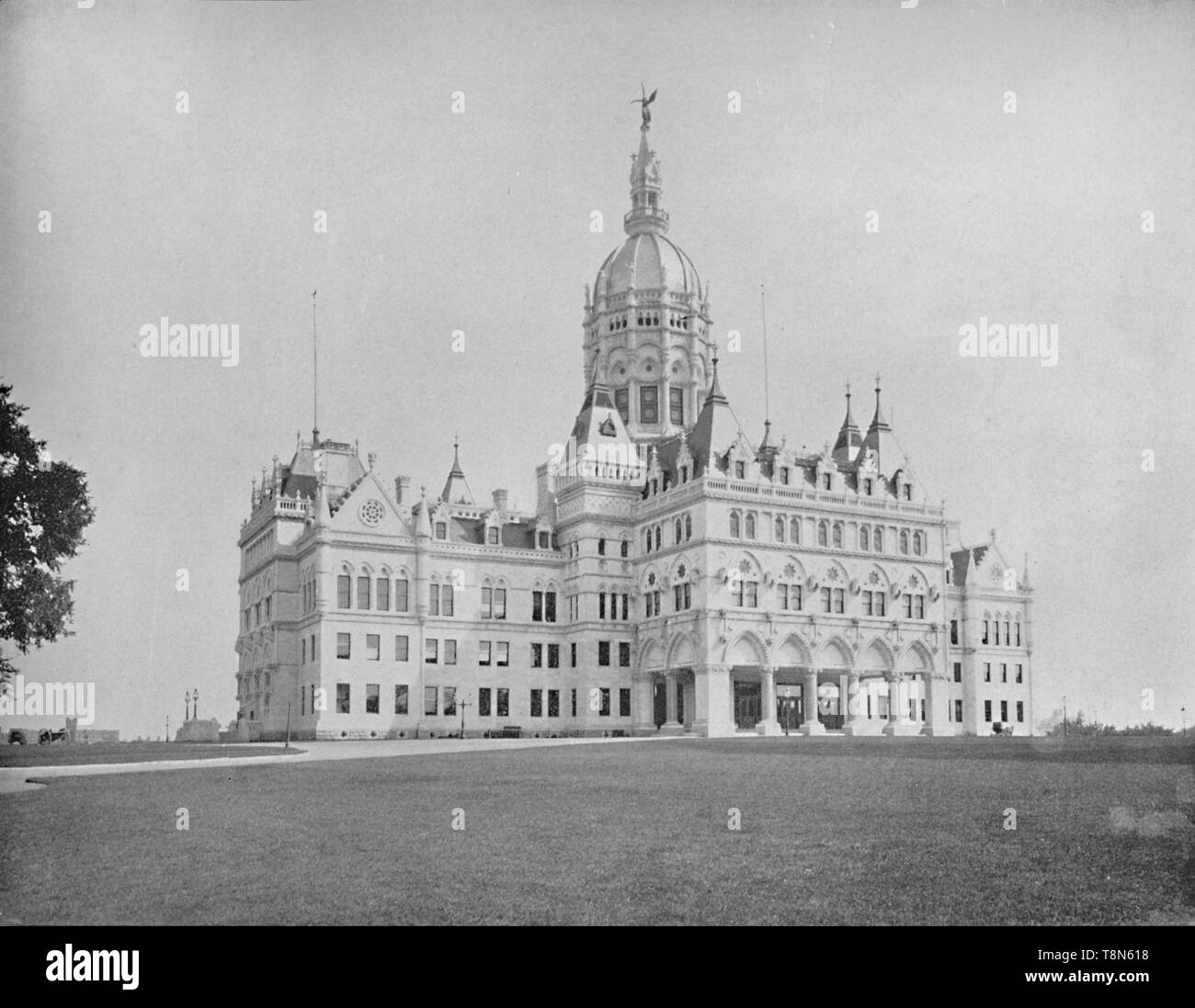 'State Capitol, Hartford, Connecticut', C1897. Creatore: sconosciuto. Foto Stock