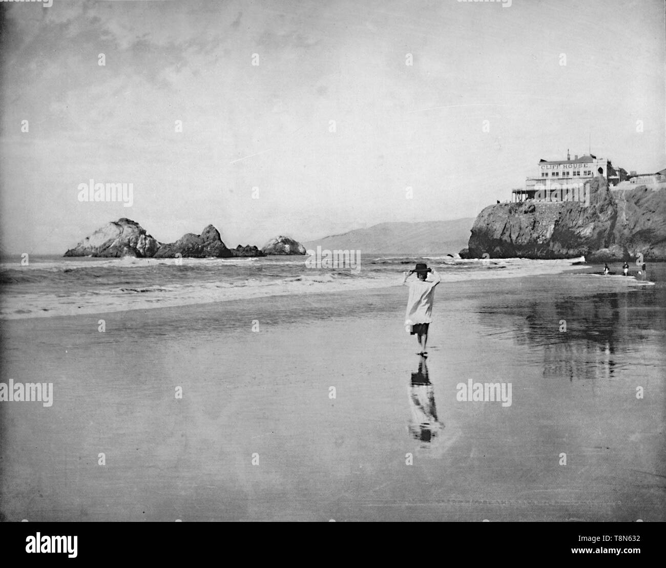 "Cliff House e Seal Rocks, San Francisco', C1897. Creatore: sconosciuto. Foto Stock