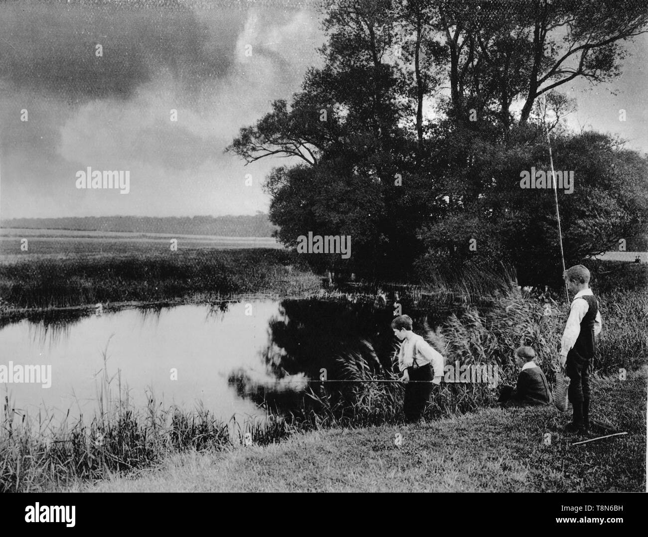 "Un momento Ansioso', 1909. Creatore: HC Wharton & Co. Foto Stock