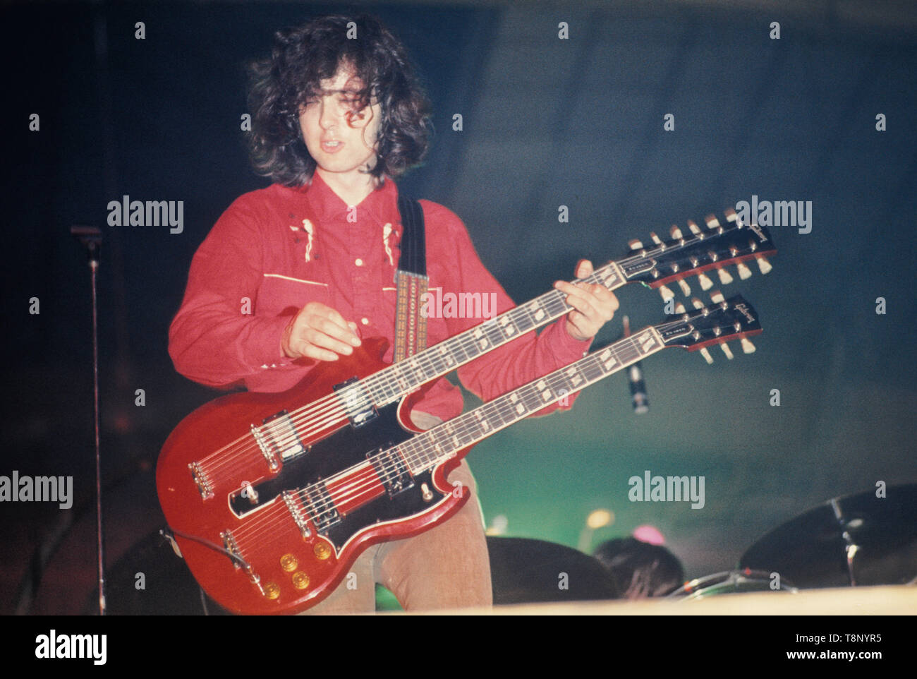 Amsterdam, Oude Rai, Paesi Bassi - 1973 (foto Gijsbert Hanekroot) *** Caption locale *** led zeppelin Foto Stock