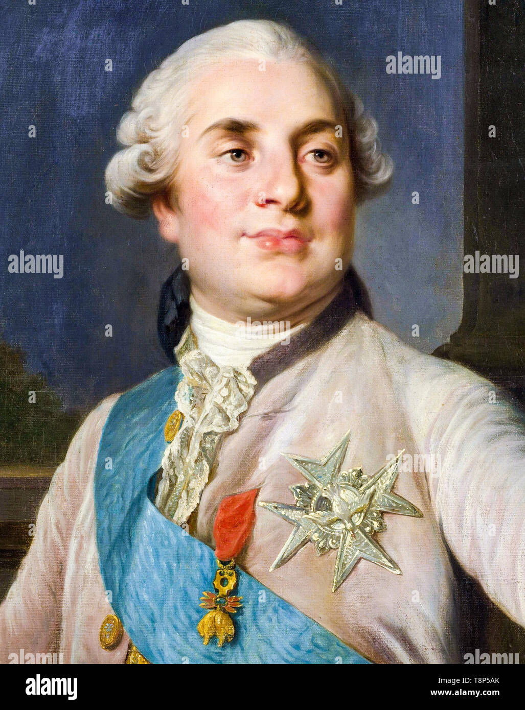 Ritratto di Luigi XVI, re di Francia, circa 1777 Foto Stock