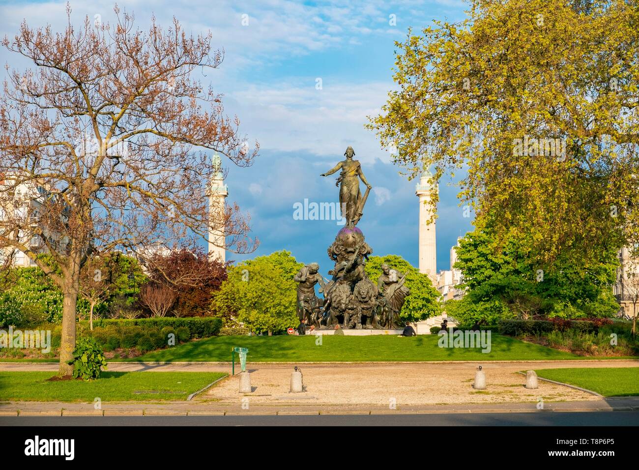 Francia, Parigi, la Place de la Nation Foto Stock