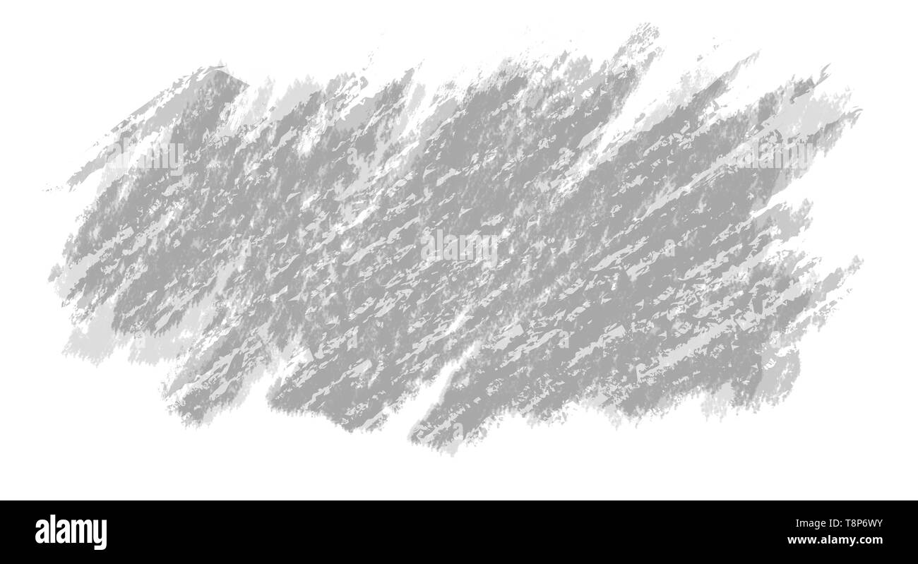 Schizzo a matita, riprodotta digitalmente il disegno. Carbone di legna e matita disegnato sullo sfondo di base su una ruvida la superficie bianca. Foto Stock