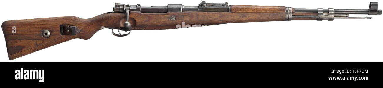 Armi di servizio, Germania fino al 1945, carabina K 98 K, codice 147 - 1939 calibro 8 x 57, numero 1690i, Editorial-Use-solo Foto Stock