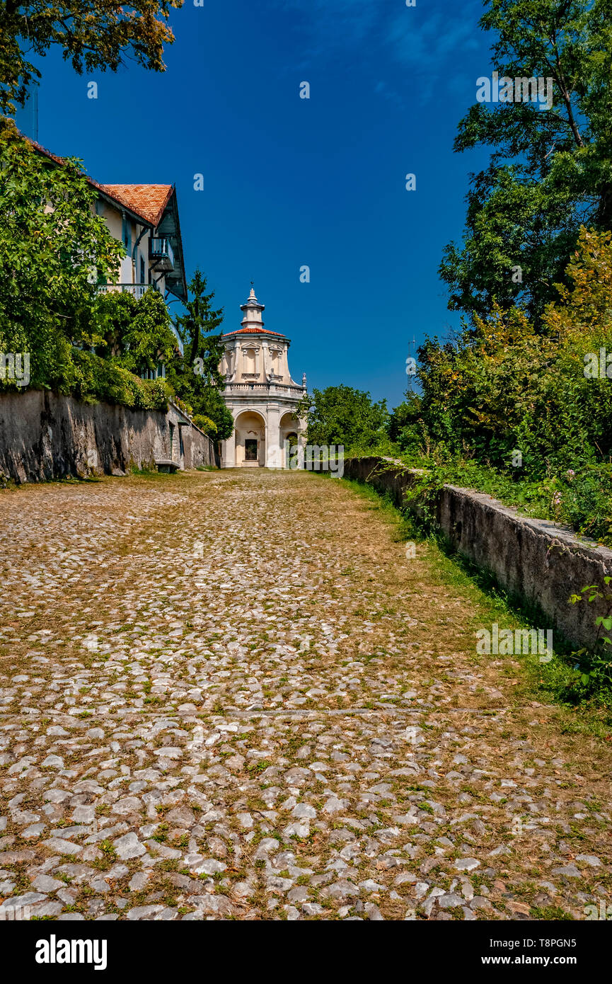 Lombardia Unesco World Heritage Site - Sacro Monte di Varese ( Varese sacro monte ) - XIII Cappella - la discesa dello Spirito Santo Foto Stock