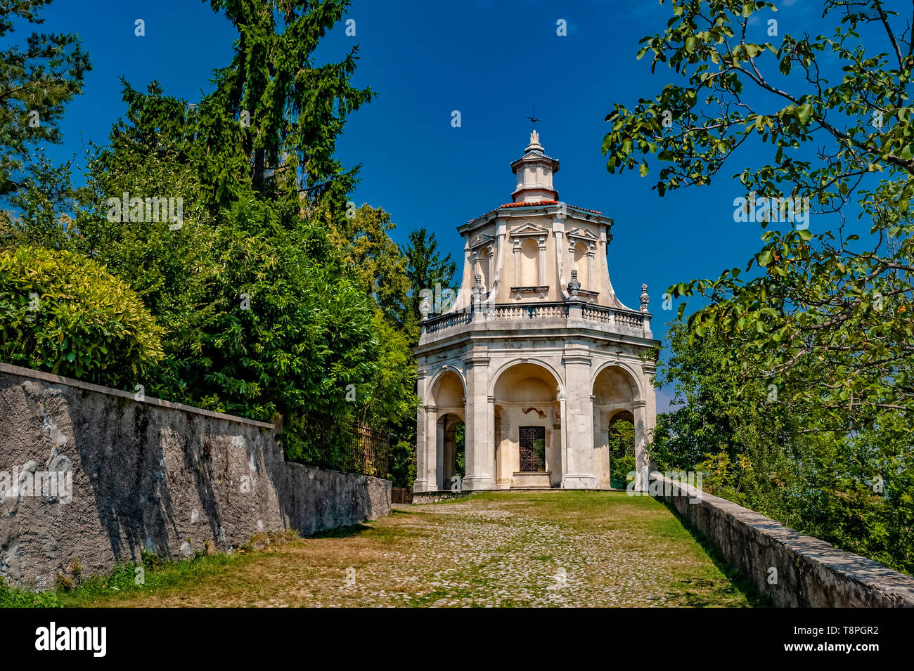 Lombardia Unesco World Heritage Site - Sacro Monte di Varese ( Varese sacro monte ) - XIII Cappella - la discesa dello Spirito Santo Foto Stock