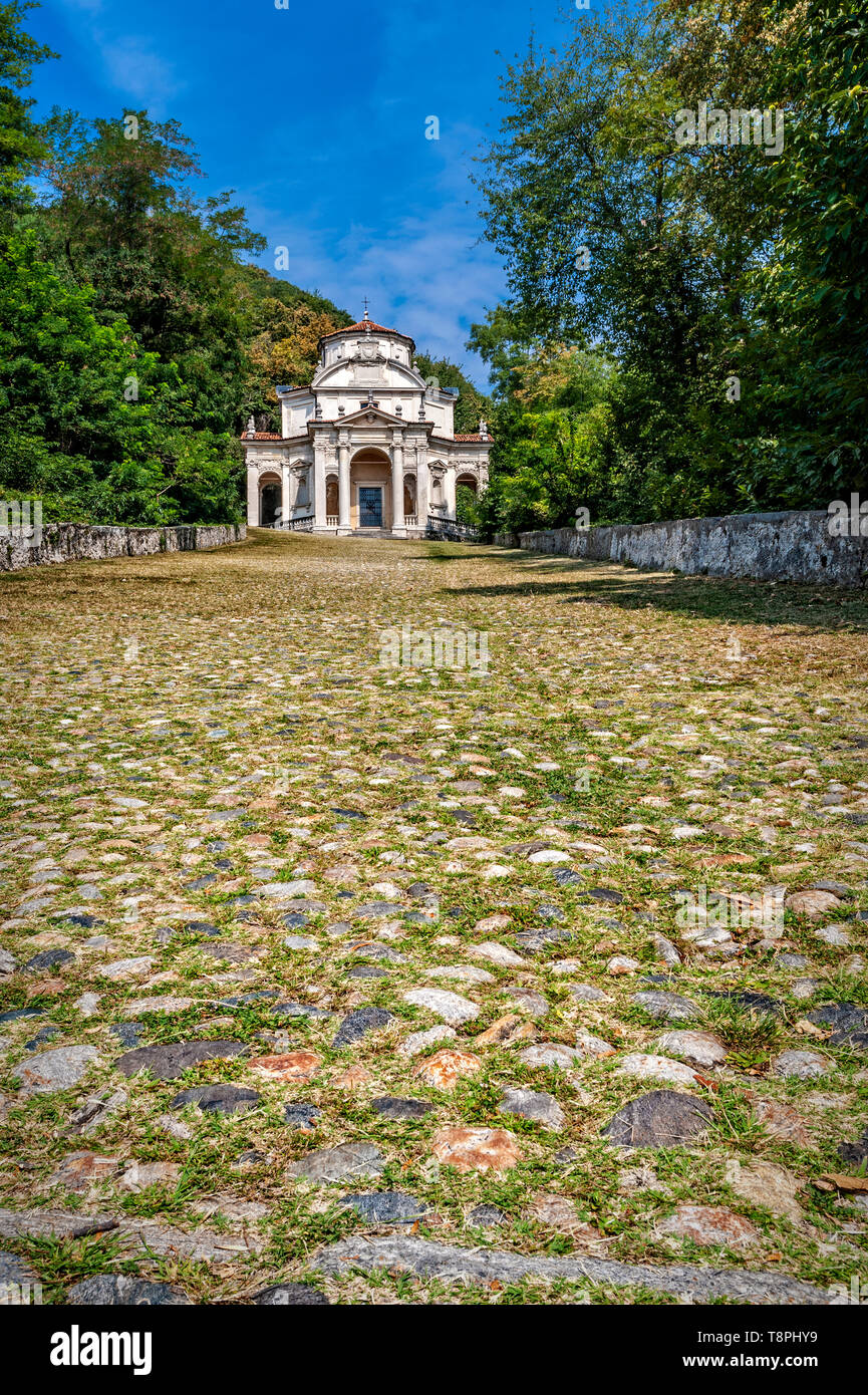 Lombardia Unesco World Heritage Site - Sacro Monte di Varese ( Varese sacro monte ) - V cappella - Disputa con i dottori Foto Stock