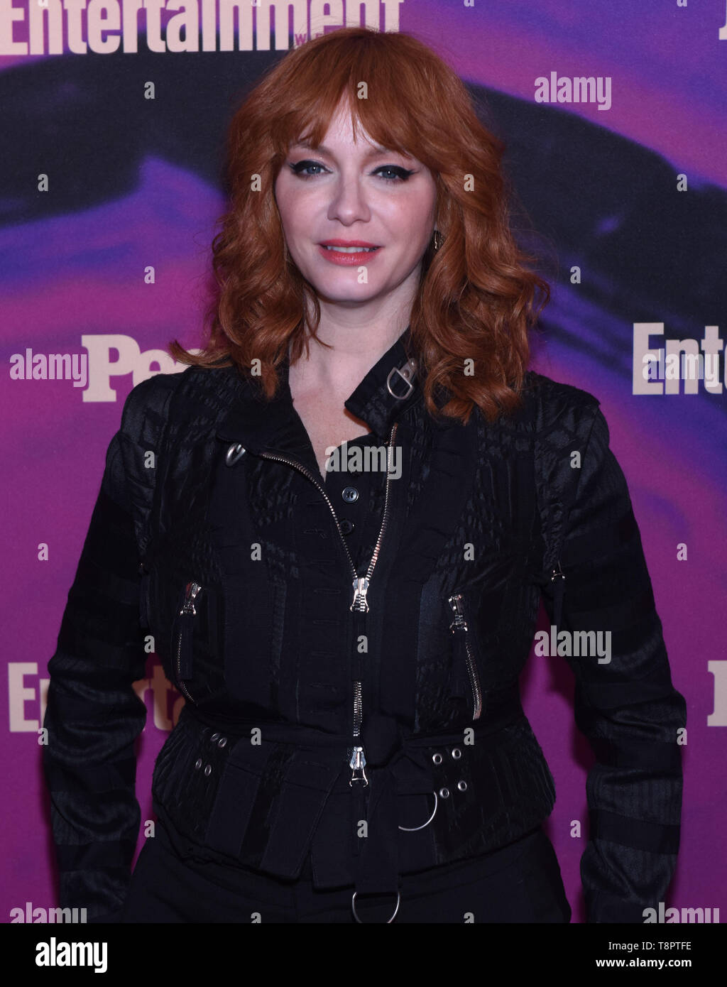NEW YORK NEW YORK - 13 Maggio: Christina Hendricks assiste le persone & Entertainment Weekly 2019 Upfronts all Unione Park il 13 maggio 2019 in New York City. Foto: Jeremy Smith/imageSPACE/MediaPunch Foto Stock