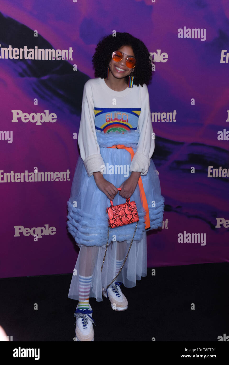 NEW YORK NEW YORK - 13 Maggio: Arica Himmel assiste le persone & Entertainment Weekly 2019 Upfronts all Unione Park il 13 maggio 2019 in New York City. Foto: Jeremy Smith/imageSPACE/MediaPunch Foto Stock