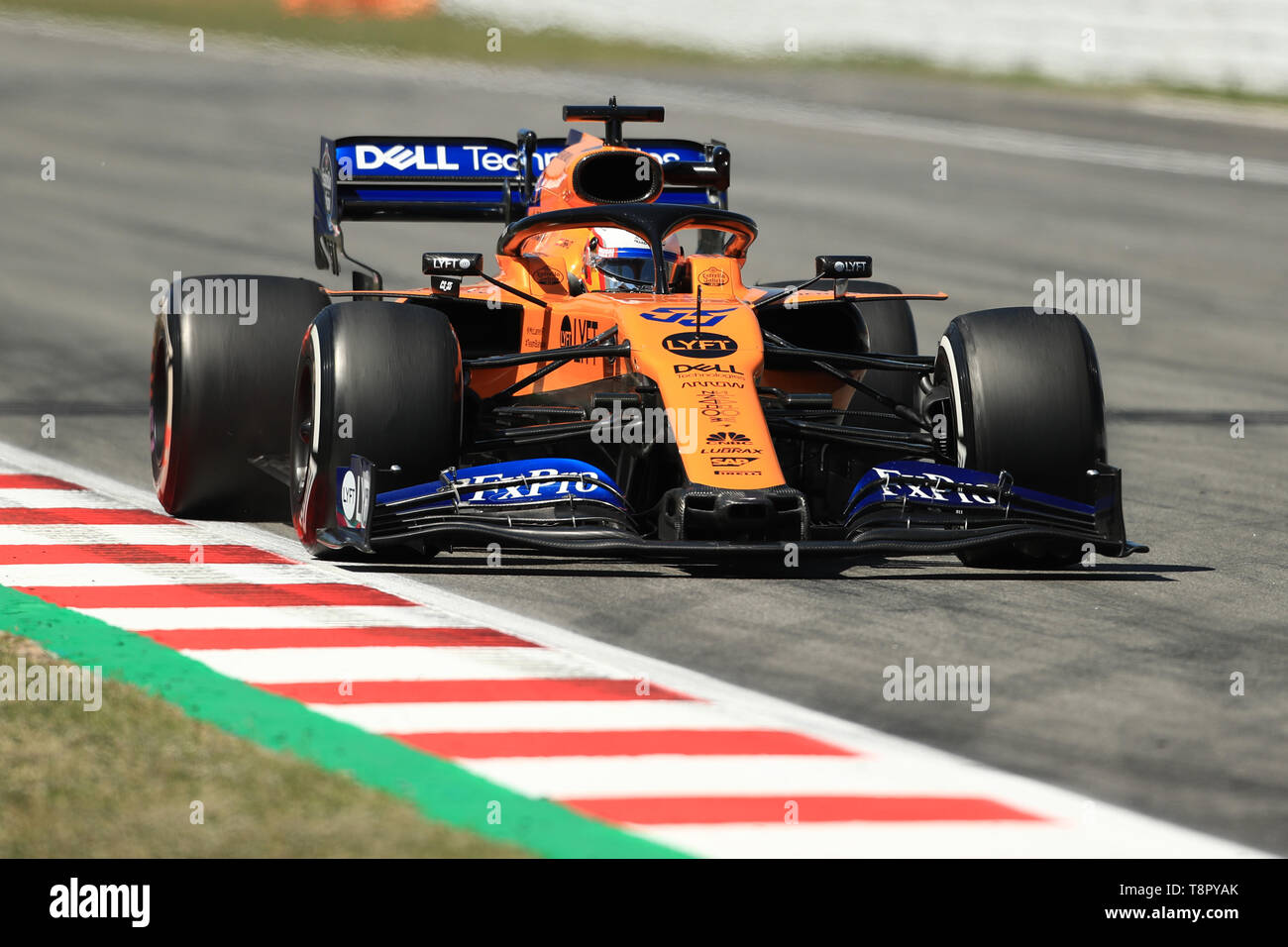 Circuito de Barcelona-Catalunya, Barcelona, Spagna. 14 Maggio, 2019. La Formula Uno in stagione test, giorno 1; la McLaren, Carlos Sainz Credito: Azione Sport Plus/Alamy Live News Foto Stock