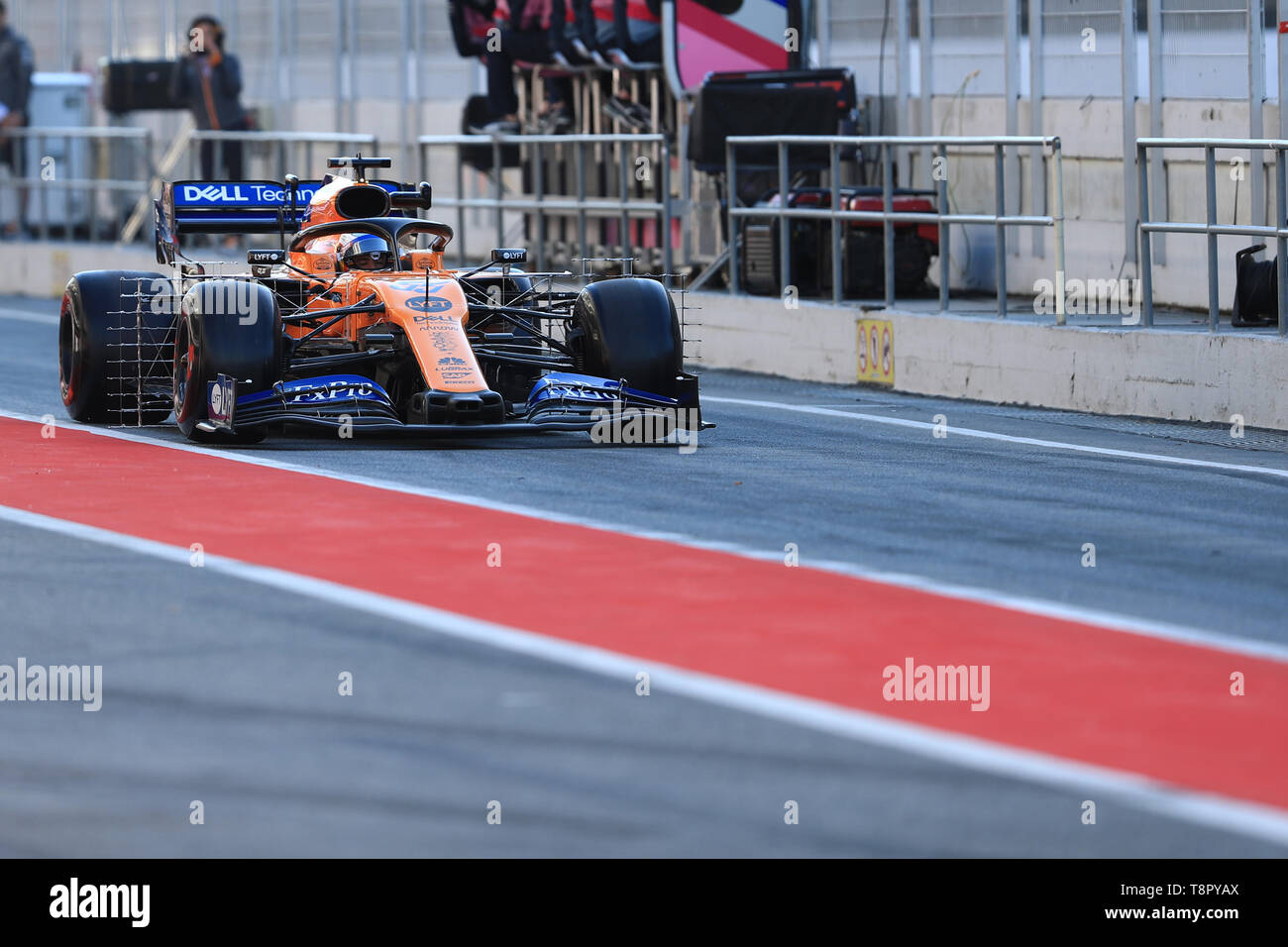 Circuito de Barcelona-Catalunya, Barcelona, Spagna. 14 Maggio, 2019. La Formula Uno in stagione test, giorno 1; la McLaren, Carlos Sainz Credito: Azione Sport Plus/Alamy Live News Foto Stock