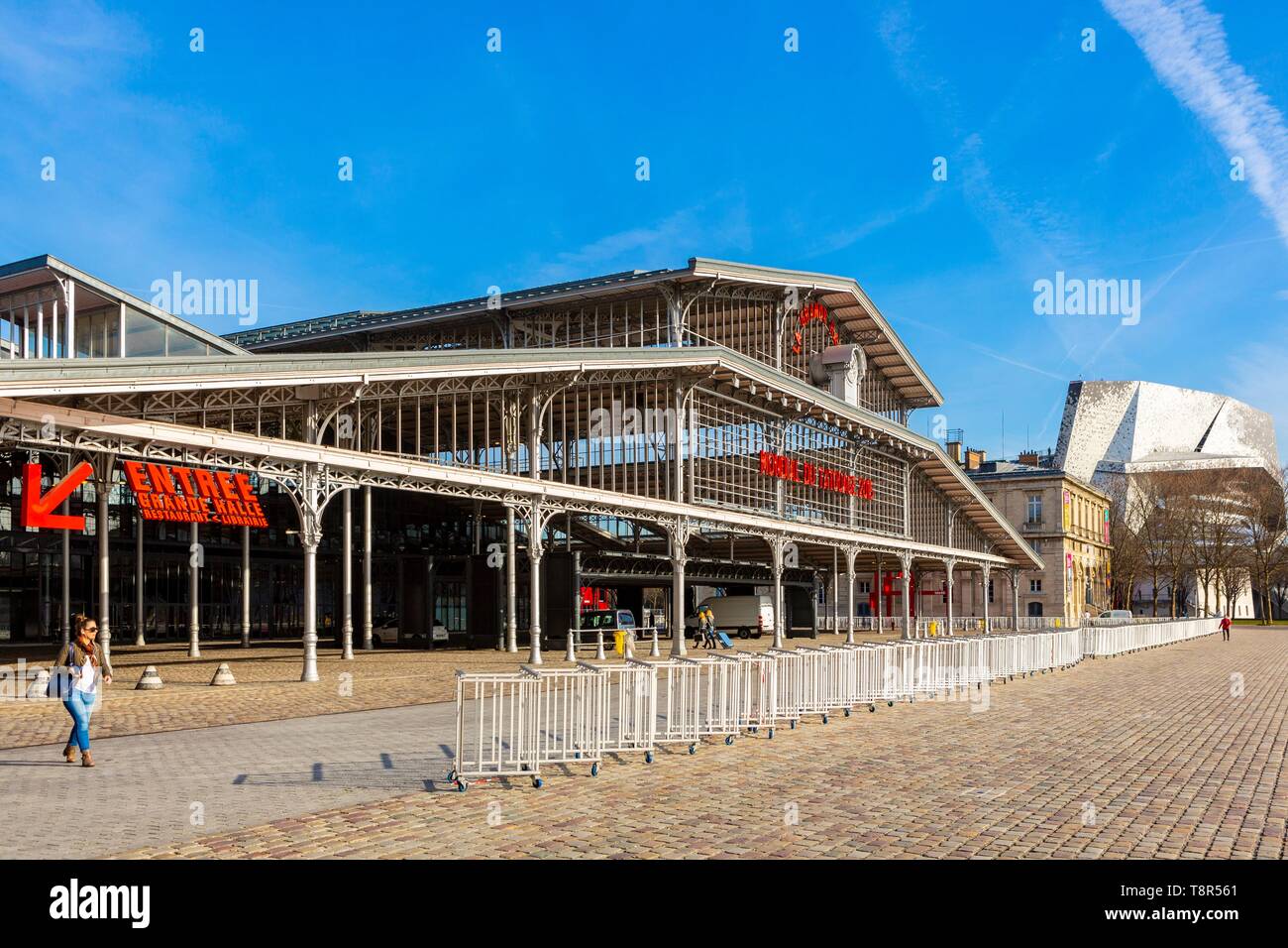 Francia, Parigi, la Grande Halle de la Villette Foto Stock