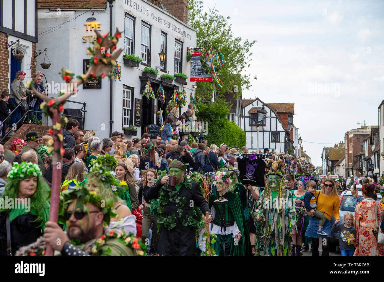 Jack in the Green 2019, Hastings, east sussex, Regno Unito Foto Stock