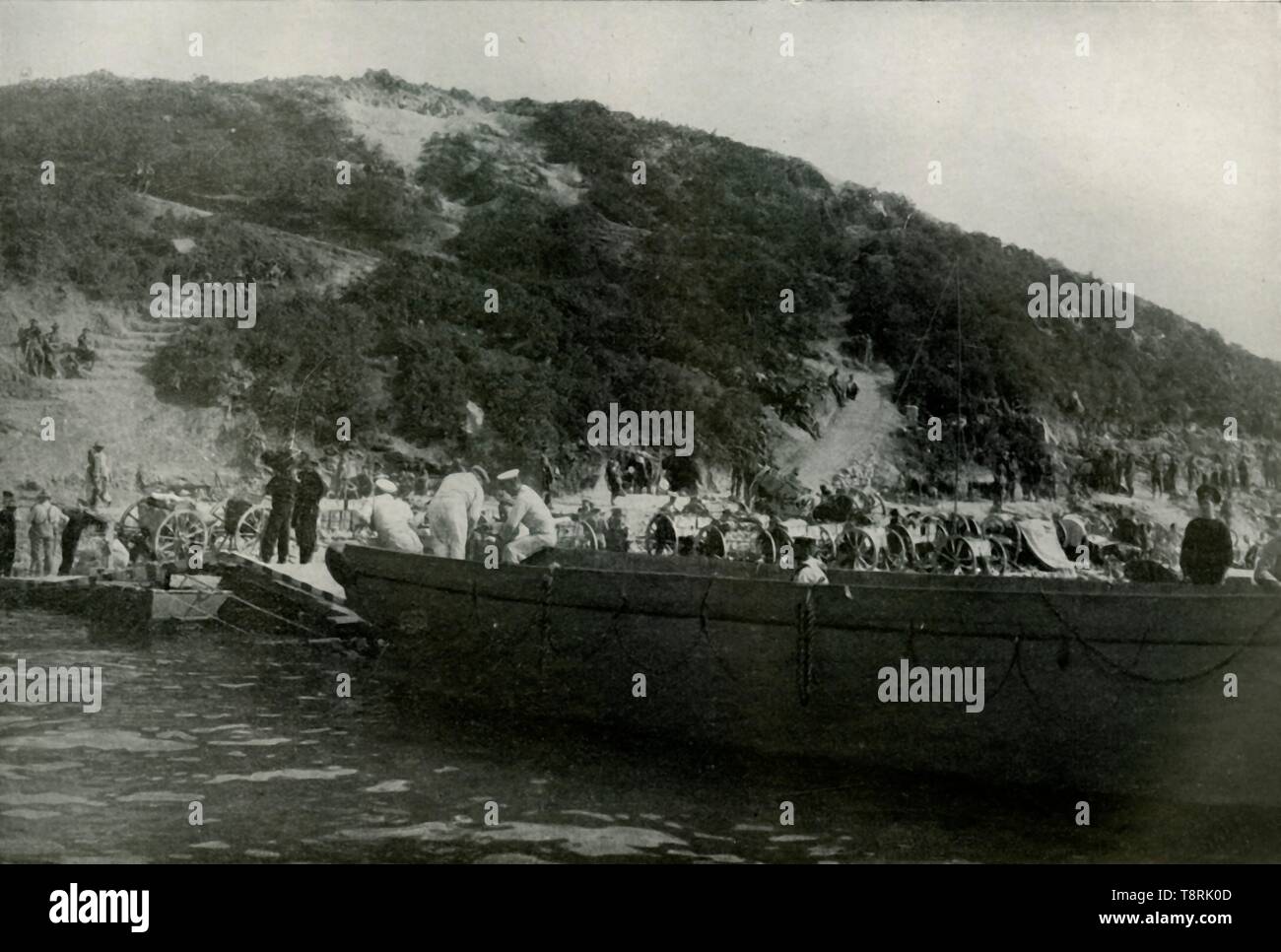 'L'Australiano Landing-Place a Gaba-Tepe', (1919). Creatore: sconosciuto. Foto Stock