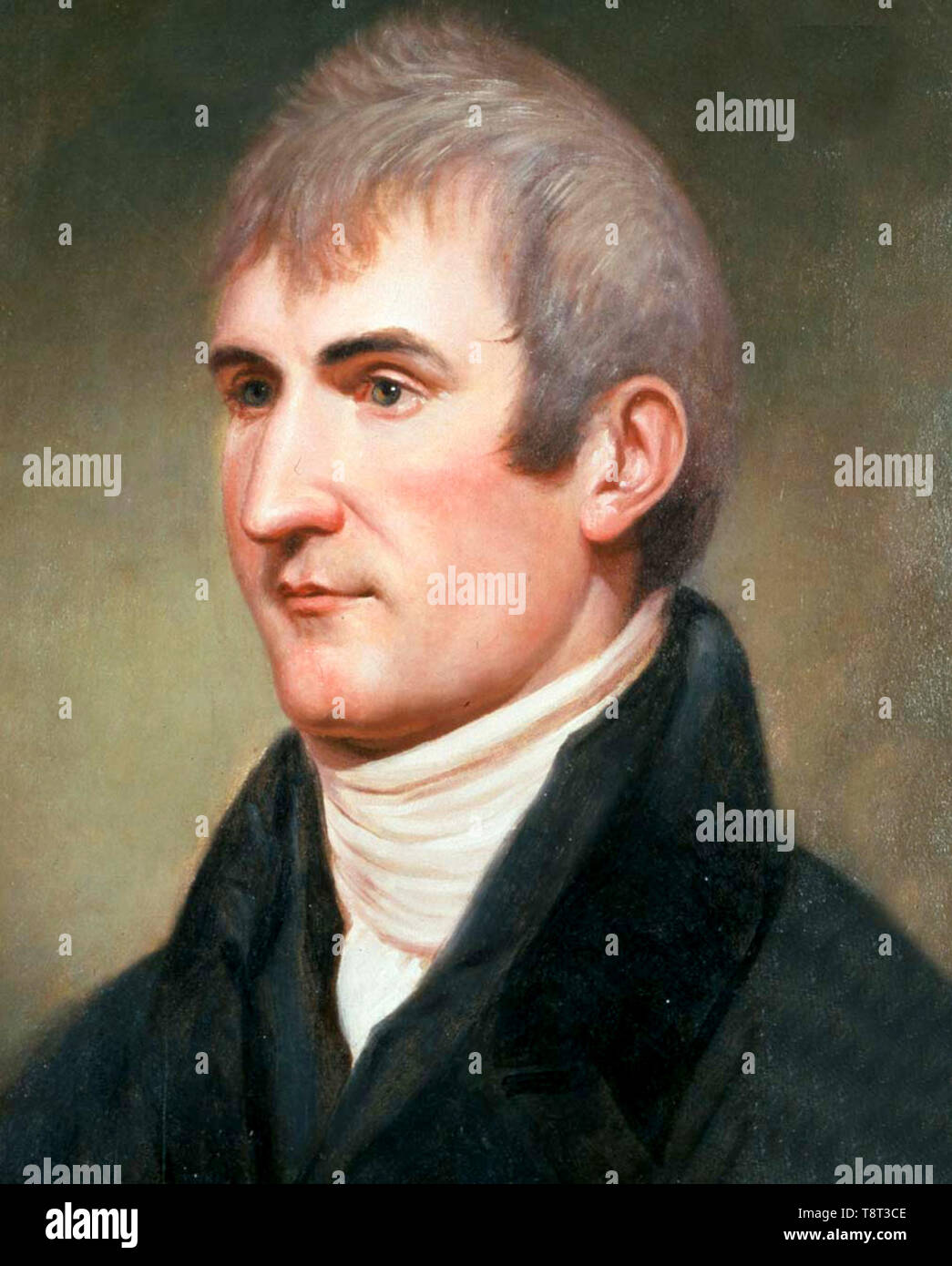 Meriwether Lewis (1774 - 1809) American explorer, noto per il suo ruolo come il leader di Lewis e Clark la spedizione. Meriwether Lewis da Charles Willson Peale Foto Stock