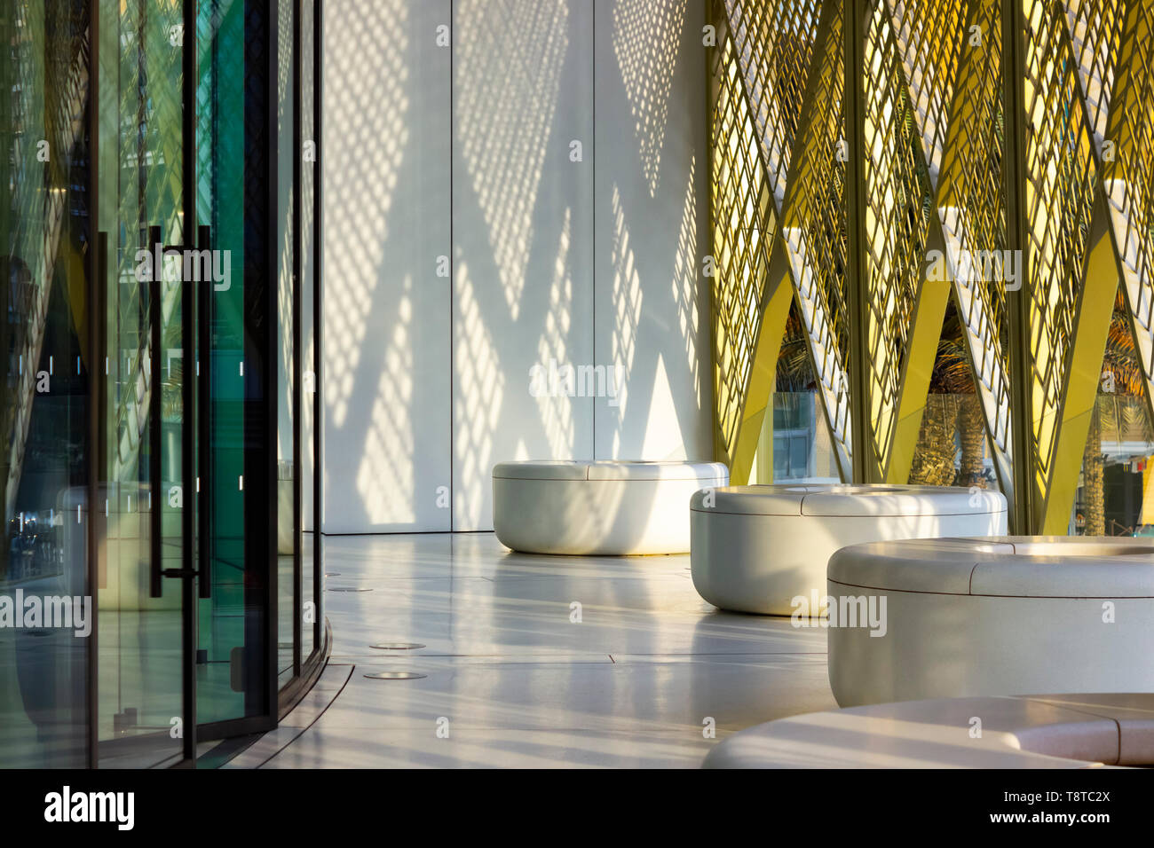 Elementi di design moderno e architettura. Foto Stock