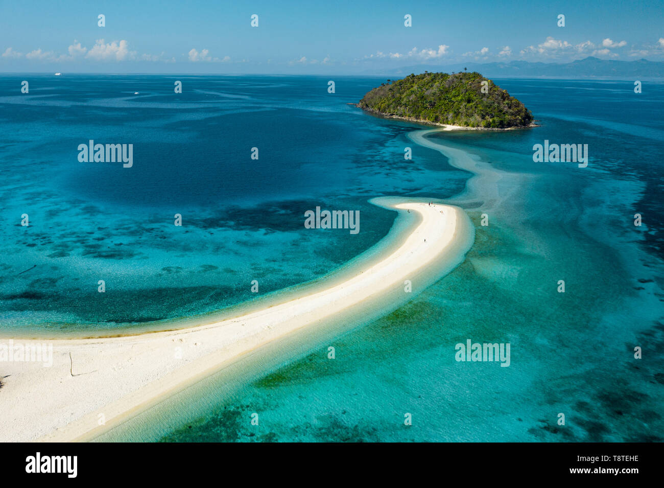 Incredibile Bon Bon sulla spiaggia di Romblon isola, Filippine Foto Stock