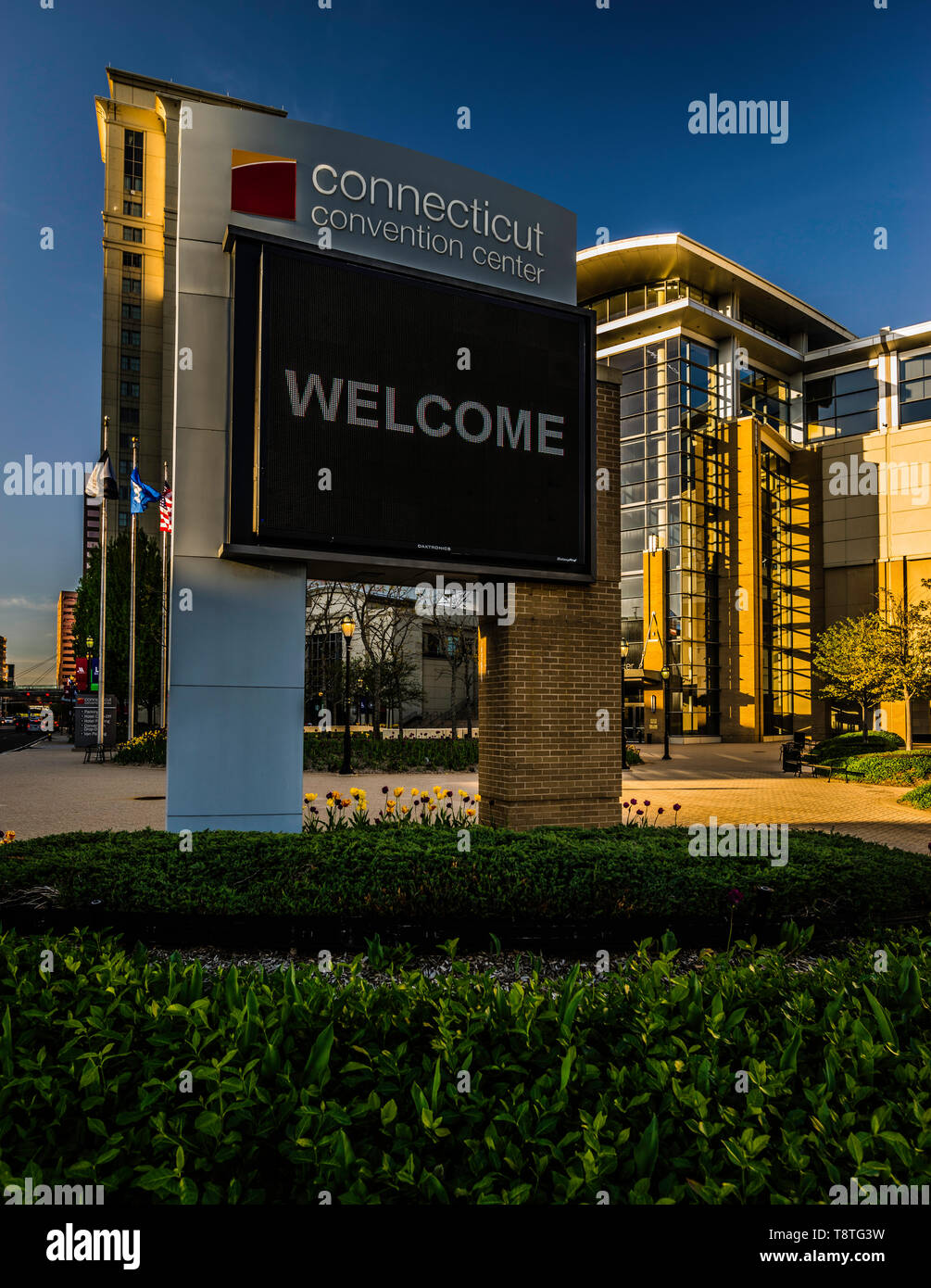 Connecticut Convention Center _ Hartford, Connecticut, Stati Uniti d'America Foto Stock