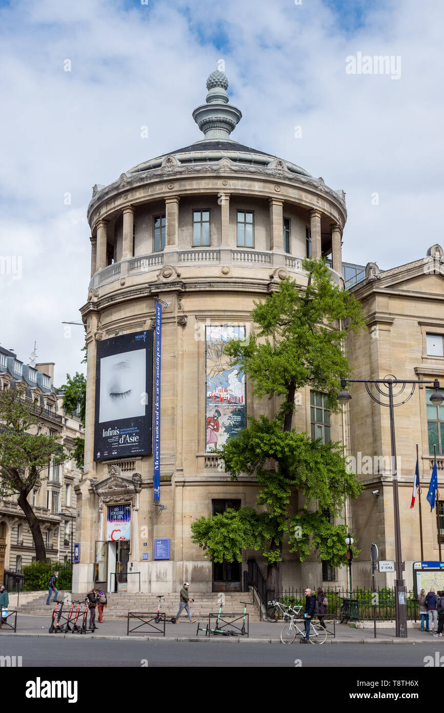 Musee Guimet ingresso - Parigi, Francia. Foto Stock