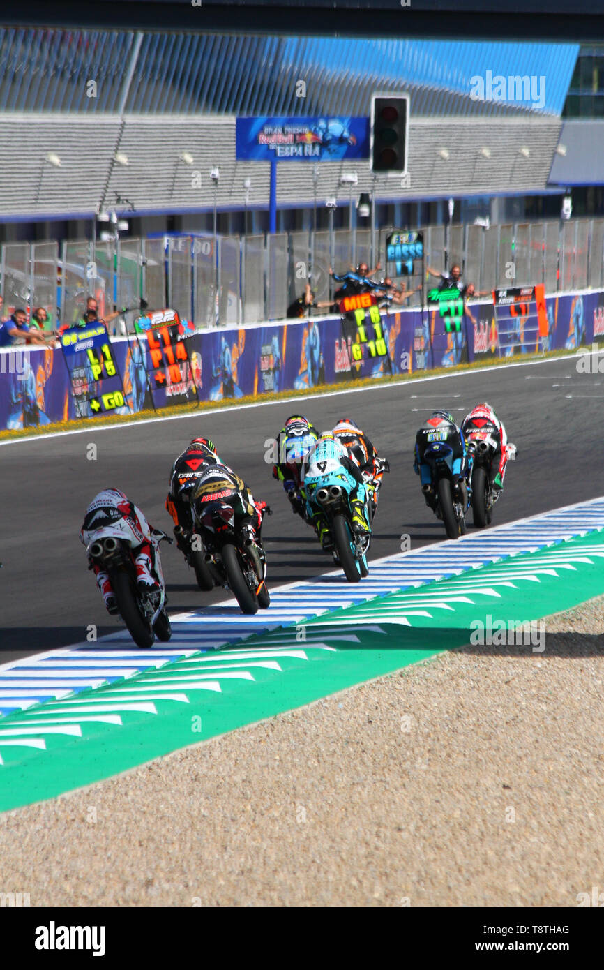 Gara di domenica, MotoGP Spagna round Foto Stock