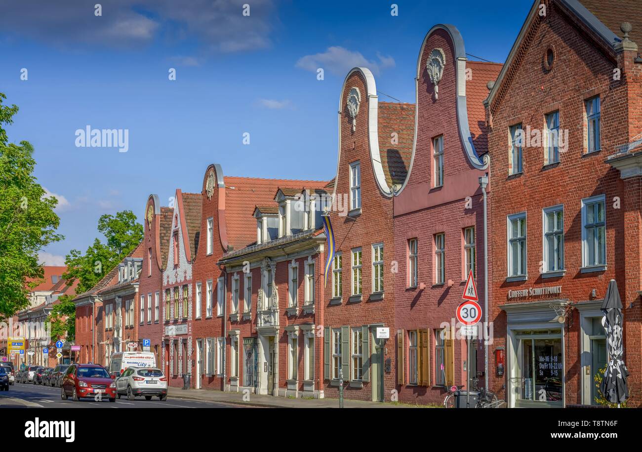 Quartiere Olandese, Kurfurstenstrasse, Potsdam, Brandeburgo, Germania Foto Stock